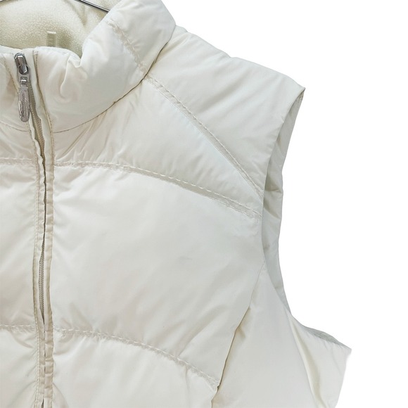 EDDIE BAUER Premium Goose Down Quilted‎ Puffer Vest • Women's XL • white - Picture 7 of 7